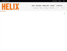 Tablet Screenshot of helixdrinks.com